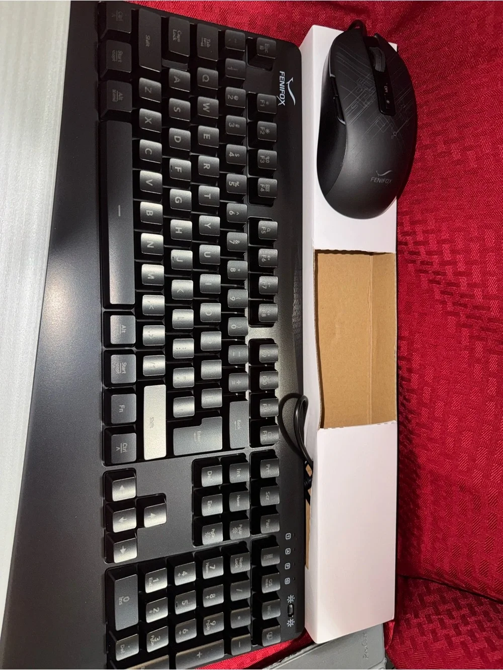 Black Wired Gaming Keyboard and Mouse Combo